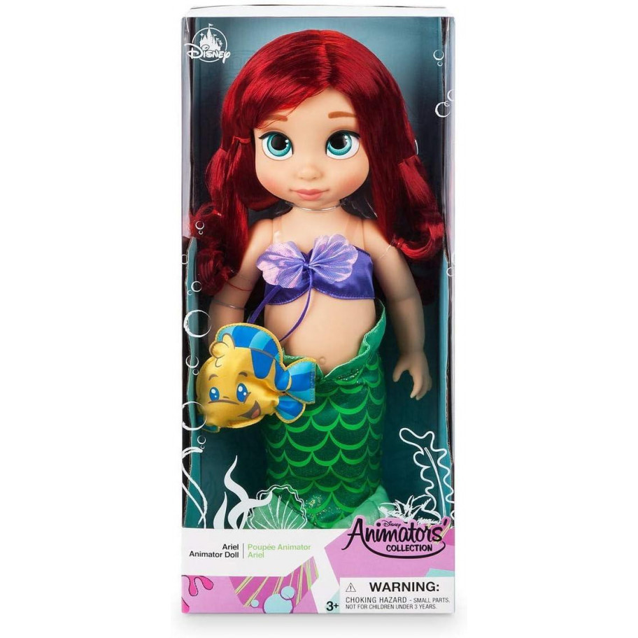 Кукла Русалочка (примята коробка) Ариэль Дисней 40 см Animators' Collection Ariel The Little Mermaid Disney BD0983