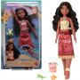 Плавающая Кукла Моана Меняет Цвет с Аксессуарами Disney Swimming Tautai Moana 2 Color Change Mattel JFF08