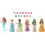 Набір Принцеси Дісней 6 ляльок та 13 аксесуарів Disney Princess Small Doll Party Mattel HLW91