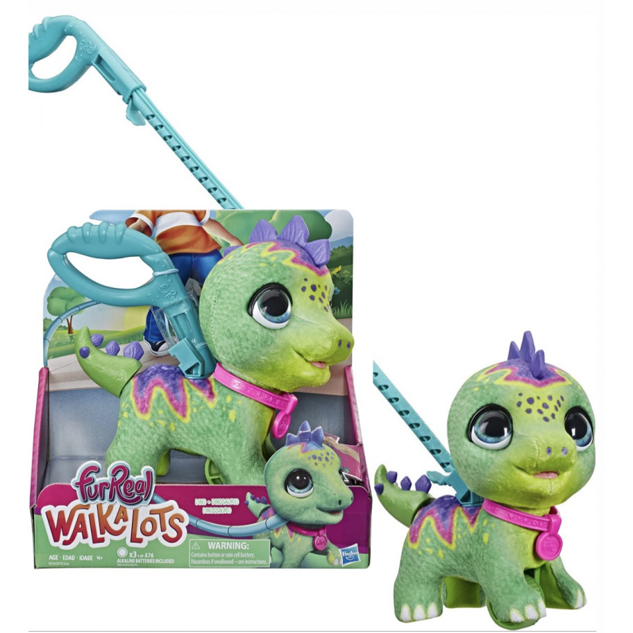 Интерактивная Игрушка Динозавр На Поводке FurReal Dino Hasbro E8726