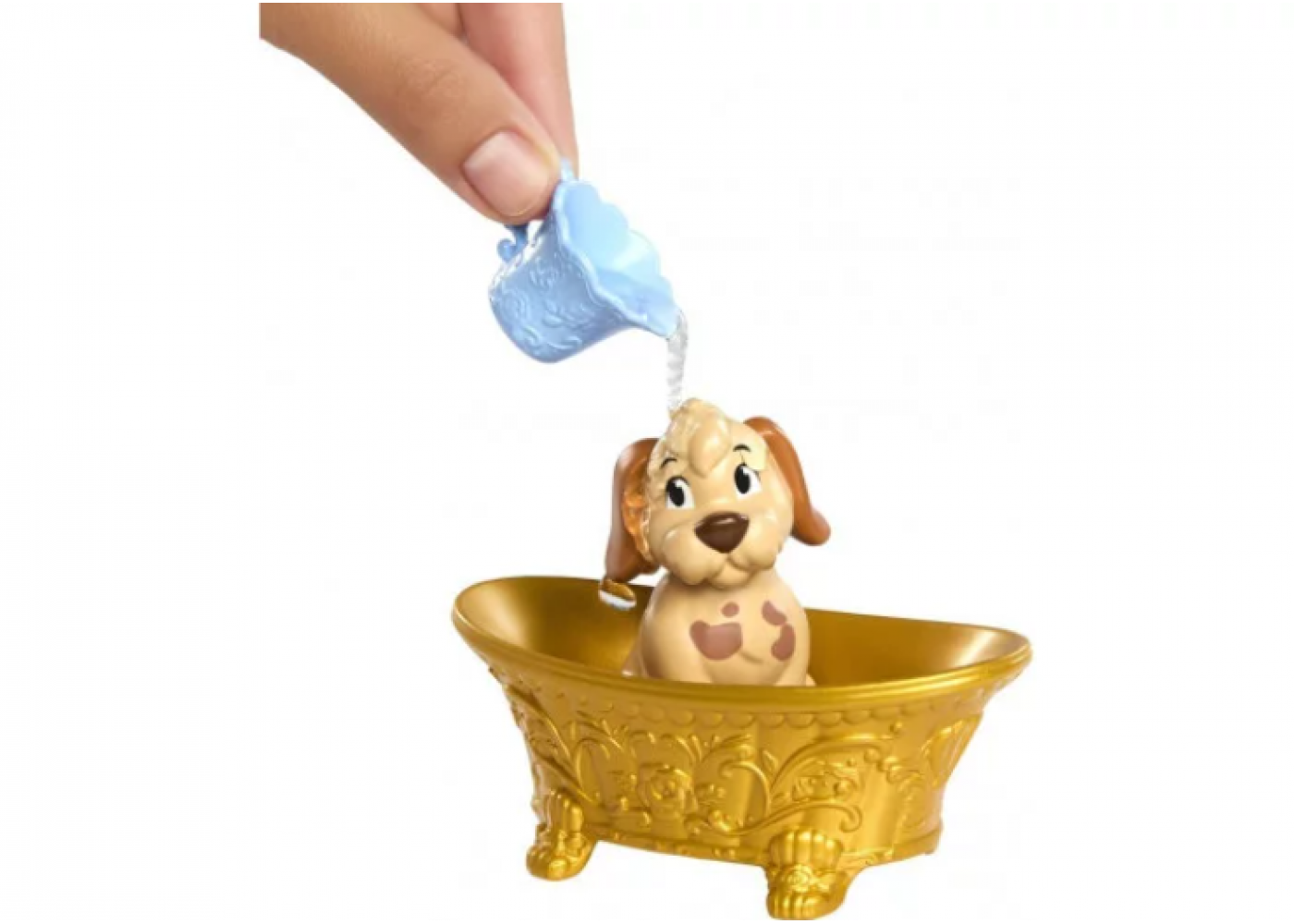 Кукла (Примята коробка) Белль и собачка Принцесса Диснея Disney Princess Belle Mattel BJFC42