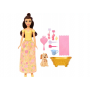 Кукла (Примята коробка) Белль и собачка Принцесса Диснея Disney Princess Belle Mattel BJFC42