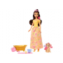 Кукла (Примята коробка) Белль и собачка Принцесса Диснея Disney Princess Belle Mattel BJFC42