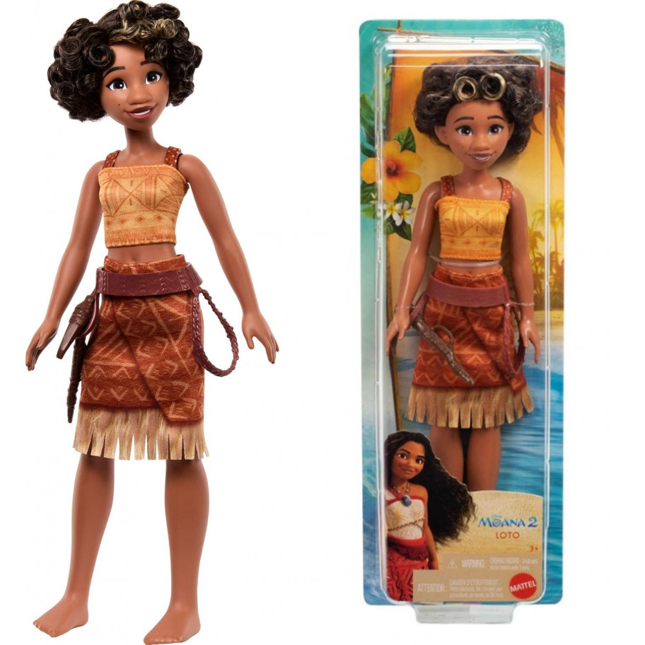 Кукла Лото из Моана 2 Принцесса Диснея Loto Moana 2 Disney Mattel JBT35