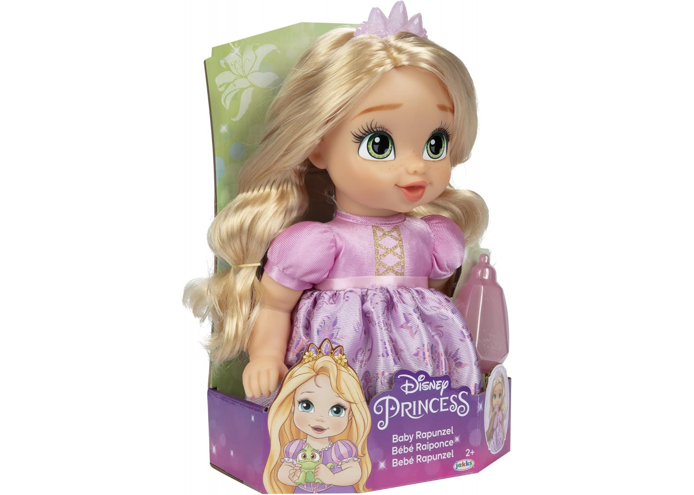 Кукла Беби Рапунцель 28 см с Бутылочкой Принцесса Дисней Disney Princess Baby Rapunzel Jakks 217344