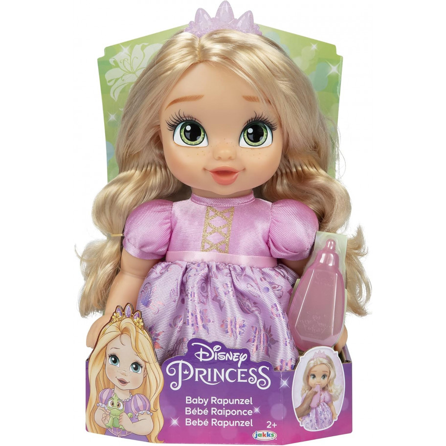 Кукла Беби Рапунцель 28 см с Бутылочкой Принцесса Дисней Disney Princess Baby Rapunzel Jakks 217344