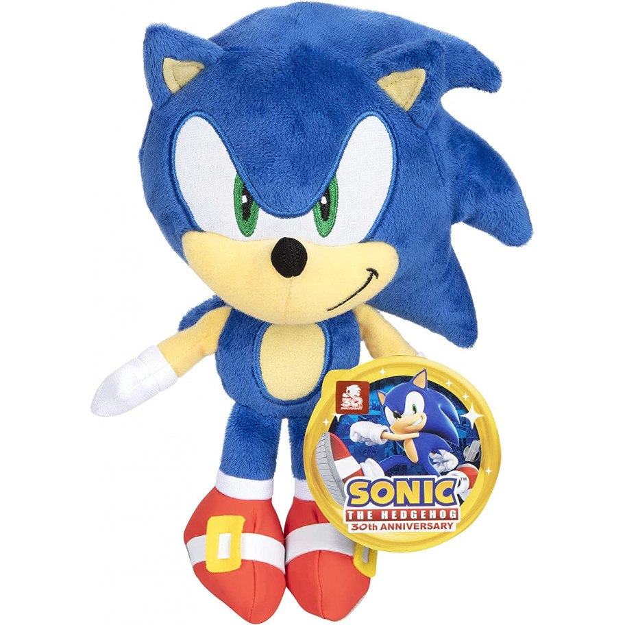 Мягкий Ежик Соник 23 см Sonic The Hedgehog Plush Jakks 40934