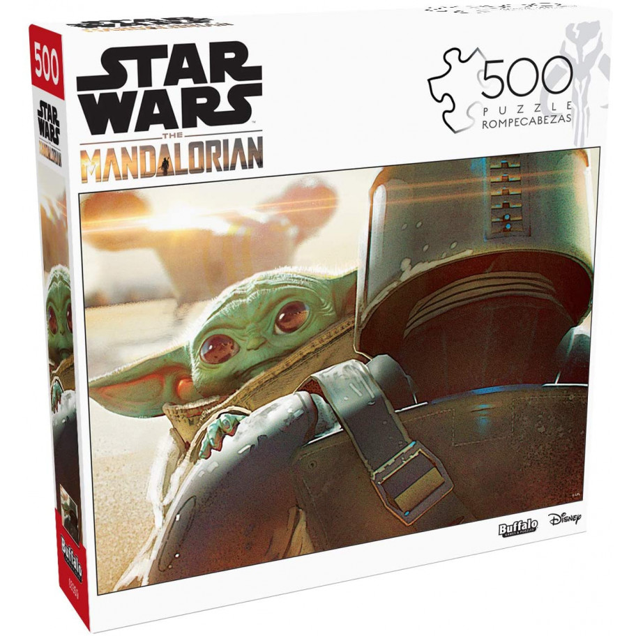 Пазл Мандалорец Малыш Йода 500 деталей Star Wars Mandalorian Child Buffalo Games & Puzzles 3368