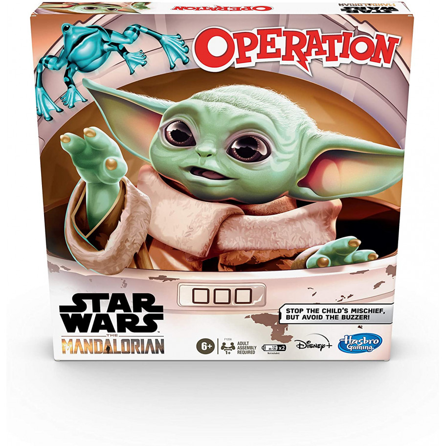 Игра Операция Малыш Йода Мандалорец Звездные Войны Operation Star Wars Hasbro F1256