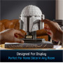 Пазл 3D Шлем Мандалорца 88 деталей Star Wars Mandalorian Helmet 3D Model 4D Build Spin Master 6070857