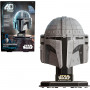 Пазл 3D Шлем Мандалорца 88 деталей Star Wars Mandalorian Helmet 3D Model 4D Build Spin Master 6070857