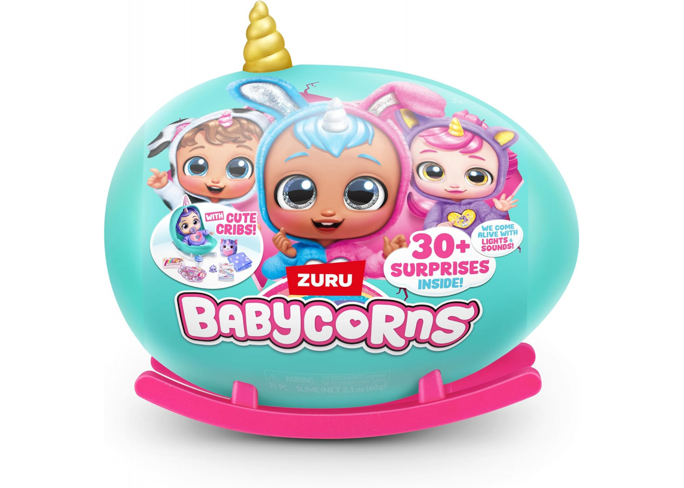 Інтерактивна Лялька Бебікорнс Єдиноріг та 30 Сюрпризів Babycorns Interactive Baby Unicorn ZURU 92108