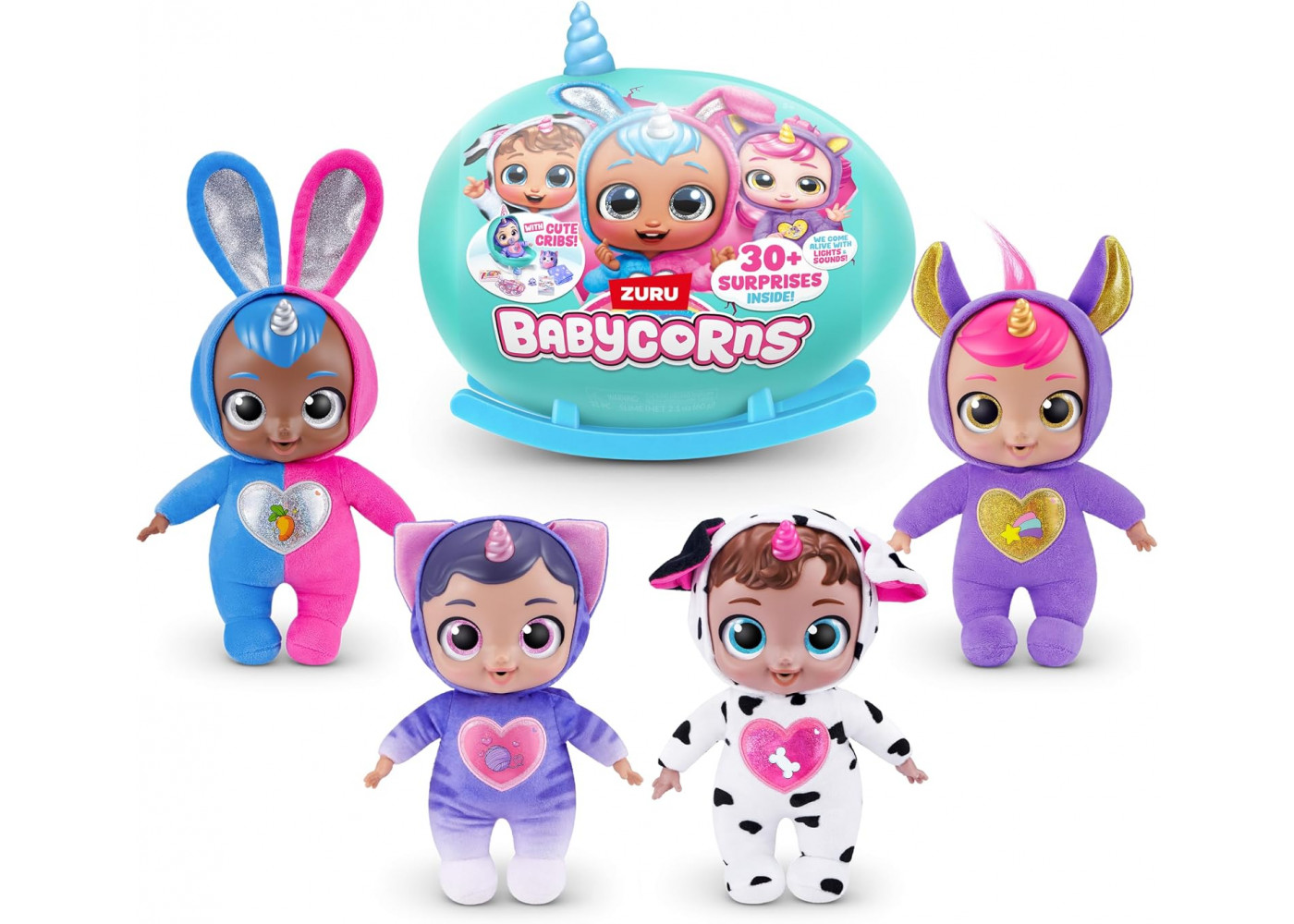 Інтерактивна Лялька Бебікорнс Єдиноріг та 30 Сюрпризів Babycorns Interactive Baby Unicorn ZURU 92108
