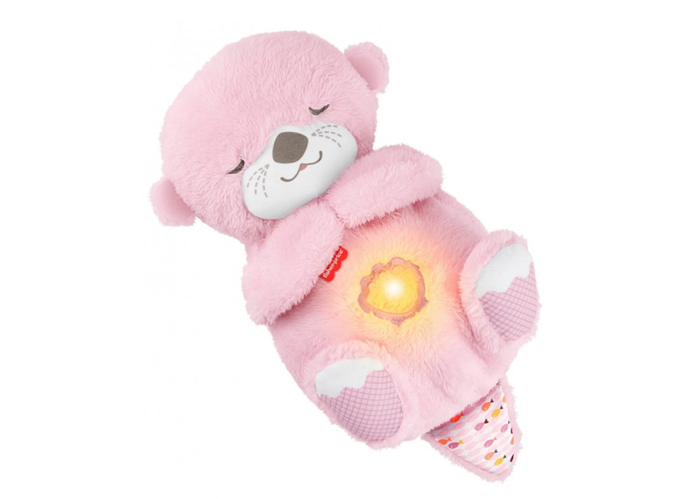 Мягкая Игрушка-Ночник Сказочные Сны Розового Выдренка Soothe‘n Snuggle Otter Fisher-Price JLJ33