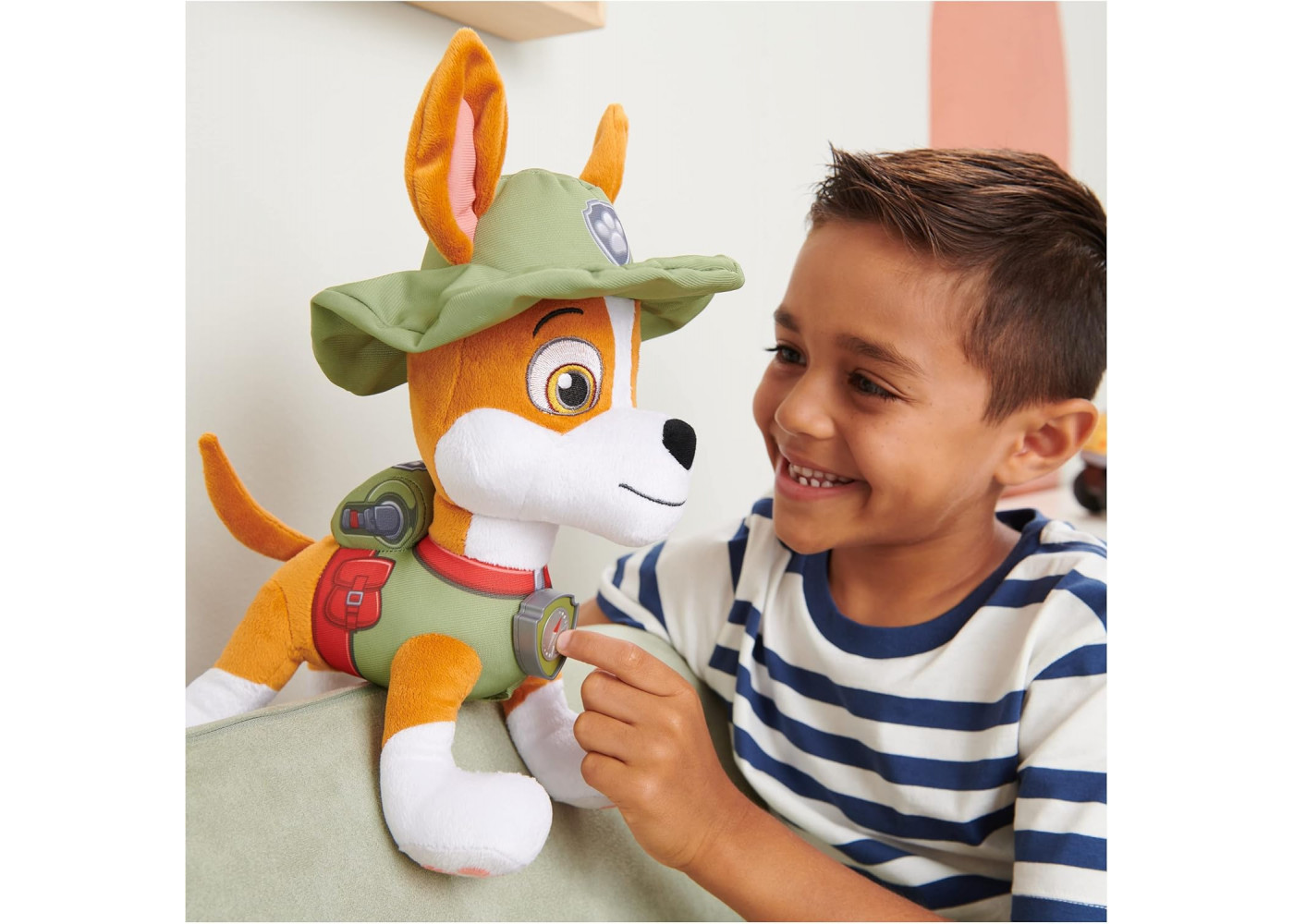 Інтерактивна Плюшева Іграшка Трекер Щенячий Патруль 30 см Paw Patrol Tracker Jungle Rescue Spin Master 6066296