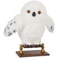 М'яка Іграшка Сова Гедвіга 15 звуків Гаррі Поттер 23 см Wizarding World Harry Potter Hedwig Owl Spin Master 6061829
