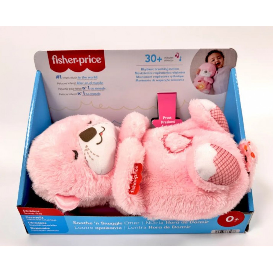 М'яка Іграшка-Нічник Казкові Сни Рожевого Видреняти Soothe‘n Snuggle Otter Fisher-Price JLJ33