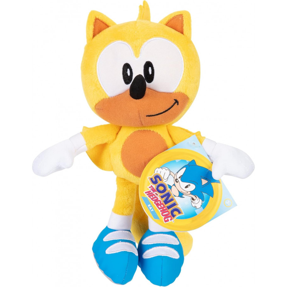 М'яка Іграшка Рей Їжачок Соник 23 см Sonic The Hedgehog Plush Ray Jakks 41433