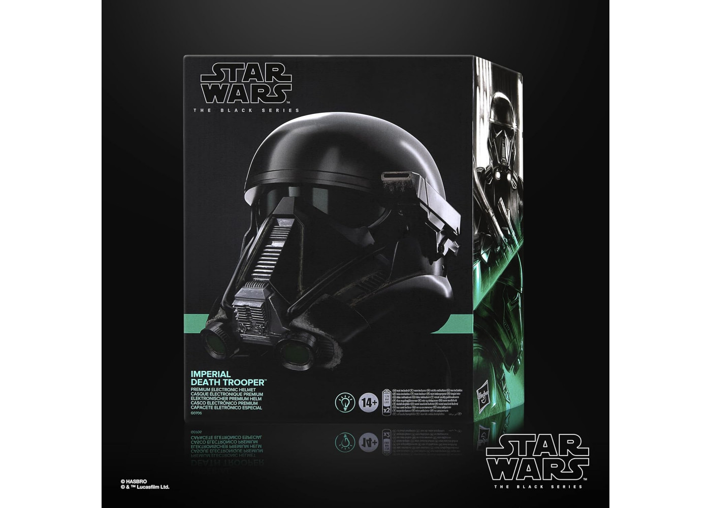 Шолом Штурмовика Смерті Star Wars Black Series Imperial Death Trooper Premium Electronic Helmet Hasbro G0706
