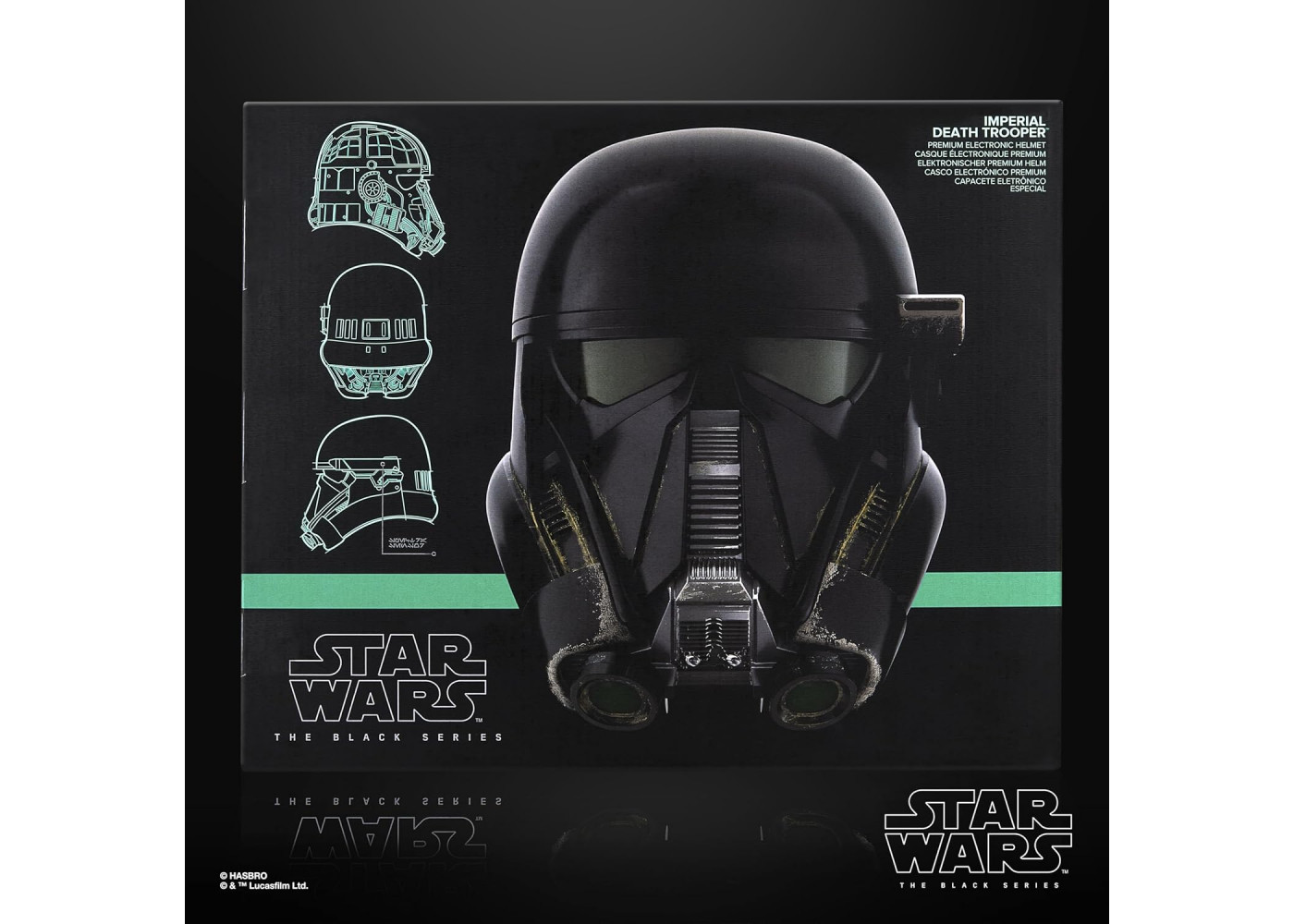 Шолом Штурмовика Смерті Star Wars Black Series Imperial Death Trooper Premium Electronic Helmet Hasbro G0706