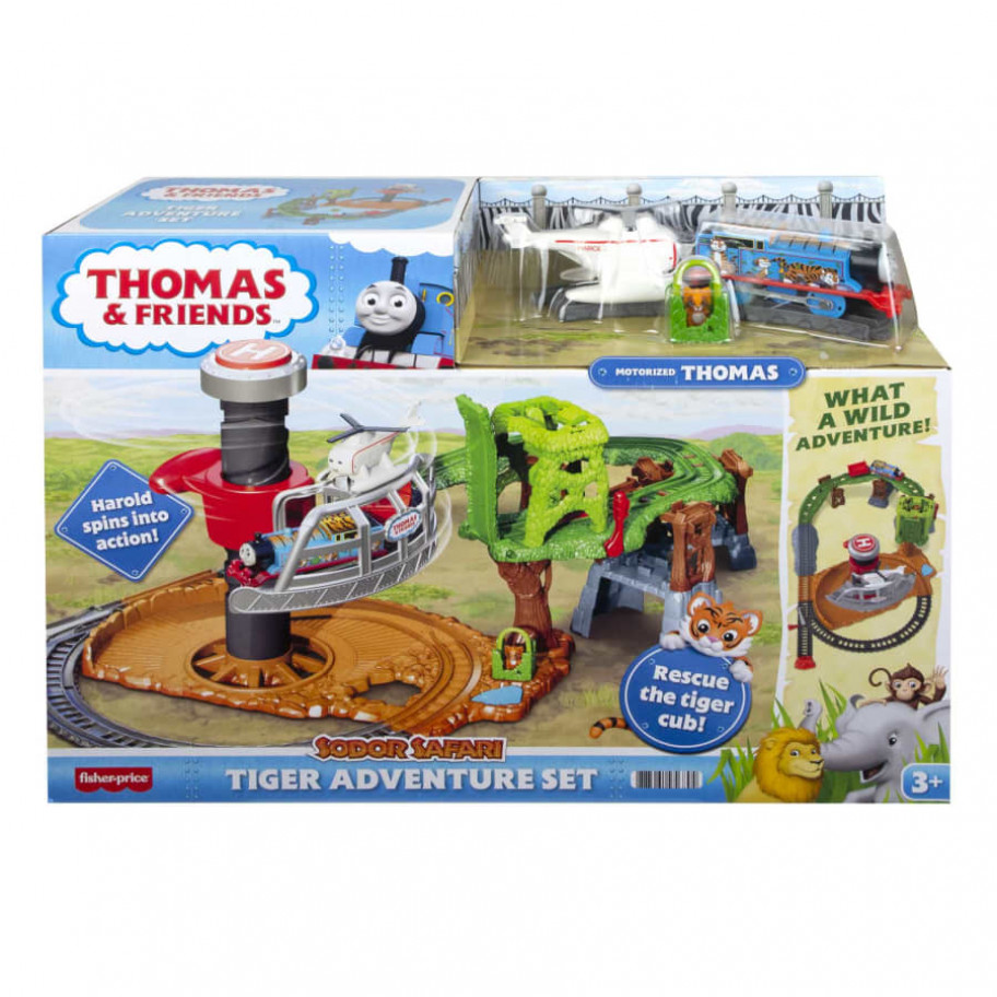 Моторизированная Железная Дорога Томас и Друзья Сафари Thomas Friends Sodor Safari Tiger Fisher-Price GXH06