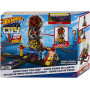Трек Хот Вилс Трюки на Шиномонтаже Hot Wheels City Super Twist Tire Shop Mattel HDP02