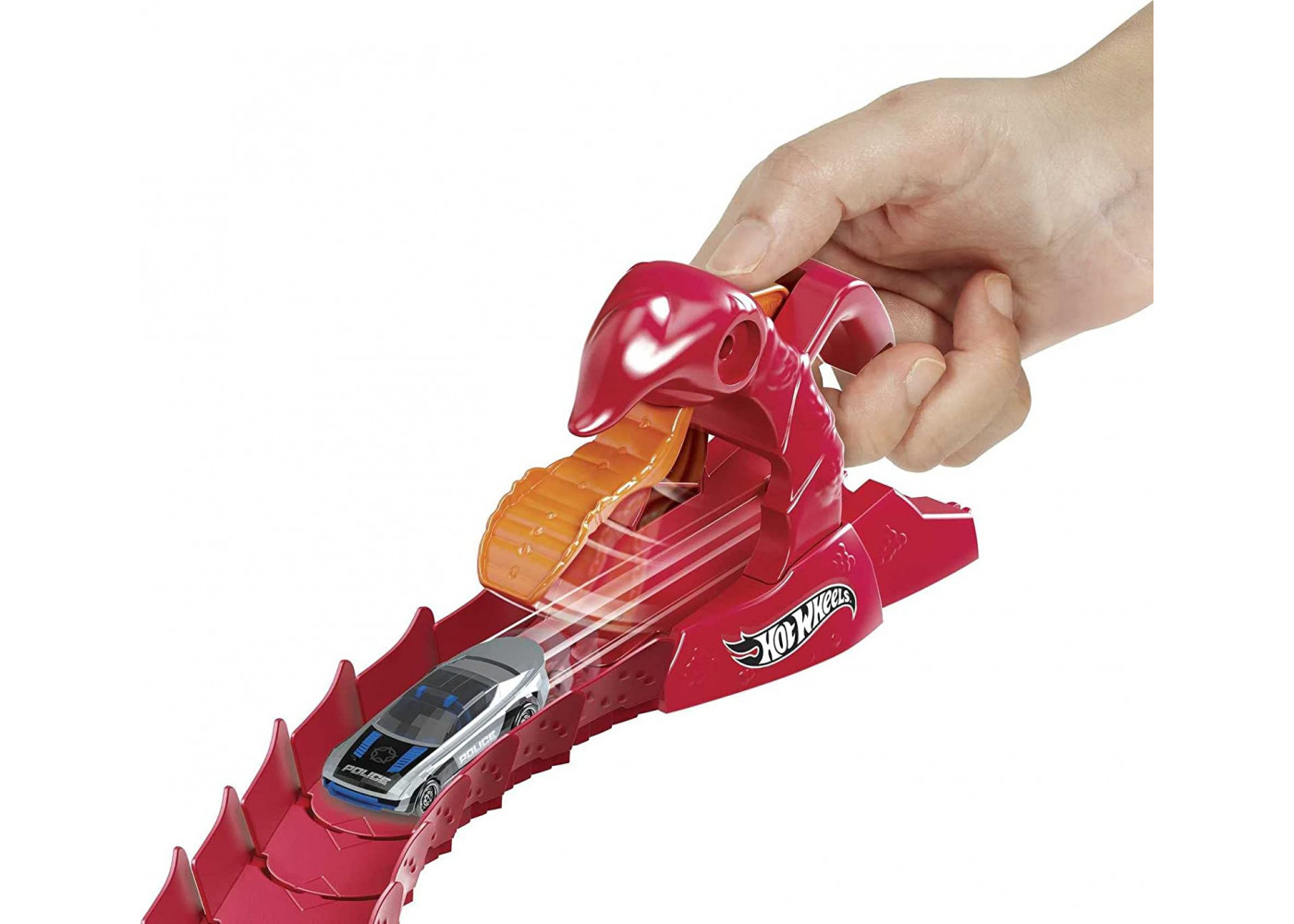 Трек Хот Вилс Атака Скорпиона на Полицейский Участок Hot Wheels City Scorpion Flex Attack Mattel HDR32