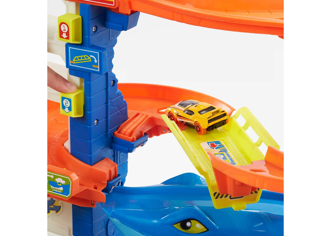 Трек Хот Вилс Сити Побег от Акулы Hot Wheels City Shark Escape Mattel HMF86