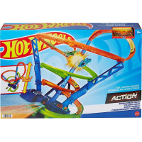 Трек Хот Вилс Моторизированный Скоростная Авария на Спирали Hot Wheels Spiral Speed Crash Mattel HGV67