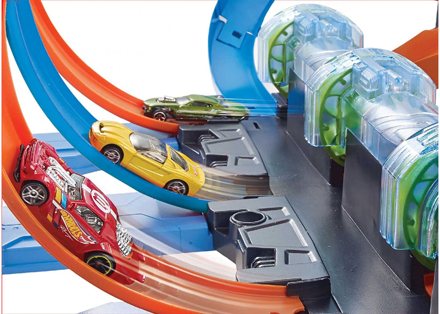 Трек Хот Вилс (Примята Коробка) Скоростной Штопор Hot Wheels Corkscrew Crash Mattel BFTB65-1