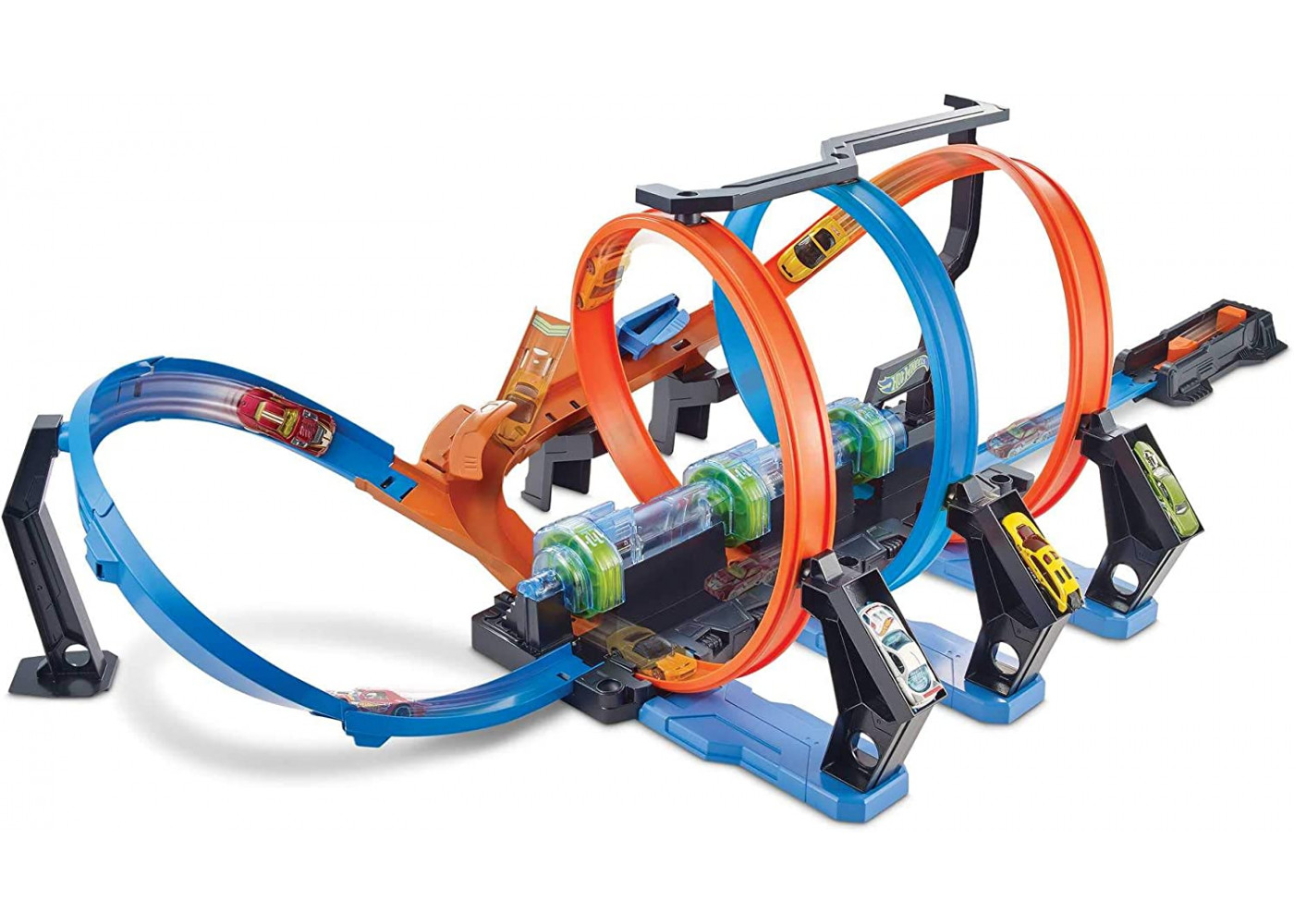 Трек Хот Вилс (Примята Коробка) Скоростной Штопор Hot Wheels Corkscrew Crash Mattel BFTB65-1