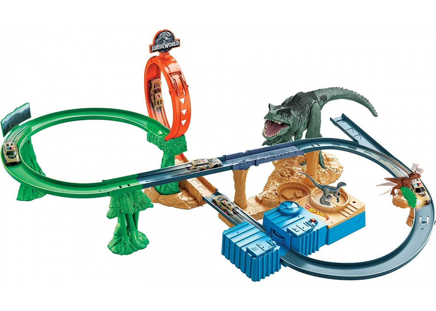 Трек Хот Вилс Доминион Мир Юрского Периода Hot Wheels Jurassic World Dominion Mattel HJC53