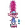 Большая Поющая Тролль Поппи Розочка на Роликах  Мировой Тур Trolls Dancing Hair Poppy Hasbro E9459