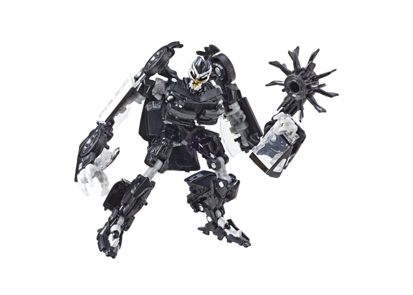 Трансформер Бамблби Шевроле и Баррикад Полицейская Машина Transformers Studio Series 27BB Clunker Bumblebee vs. 28BB Barricade Hasbro F1993