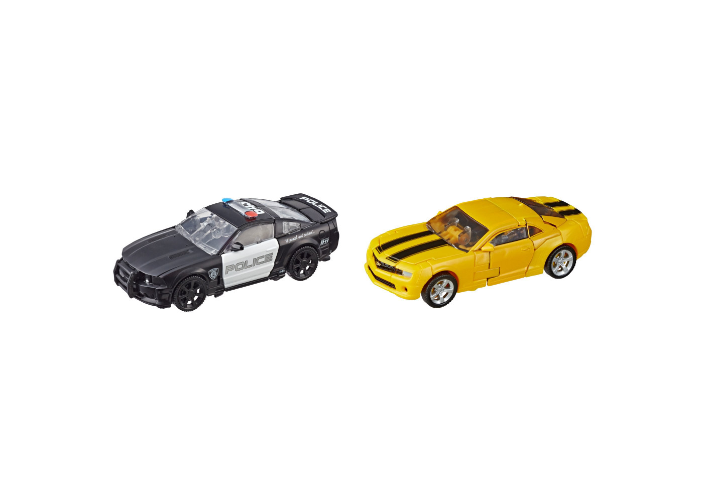 Трансформер Бамблби Шевроле и Баррикад Полицейская Машина Transformers Studio Series 27BB Clunker Bumblebee vs. 28BB Barricade Hasbro F1993