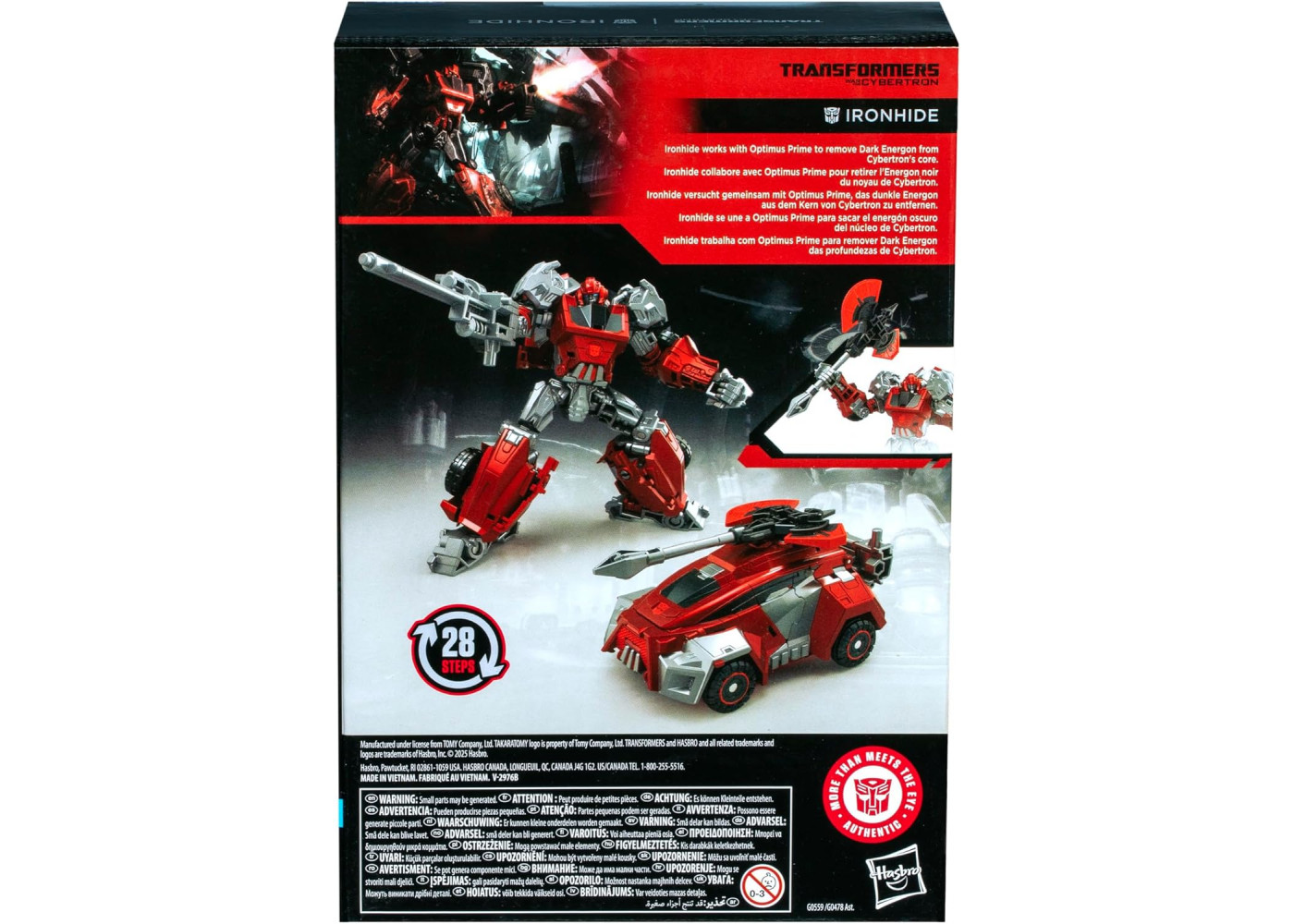 Трансформер Айронхайд Transformers Voyager Class War for Cybertron Gamer Edition Ironhide Hasbro G0559