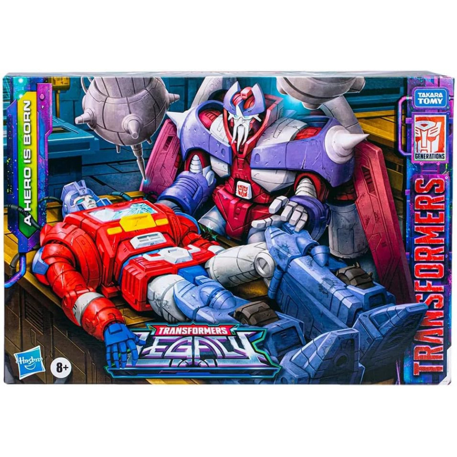 Трансформеры Альфа Трион и Орион Пакс Transformers Legacy Hero is Born Alpha Trion and Orion Pax Hasbro F4242