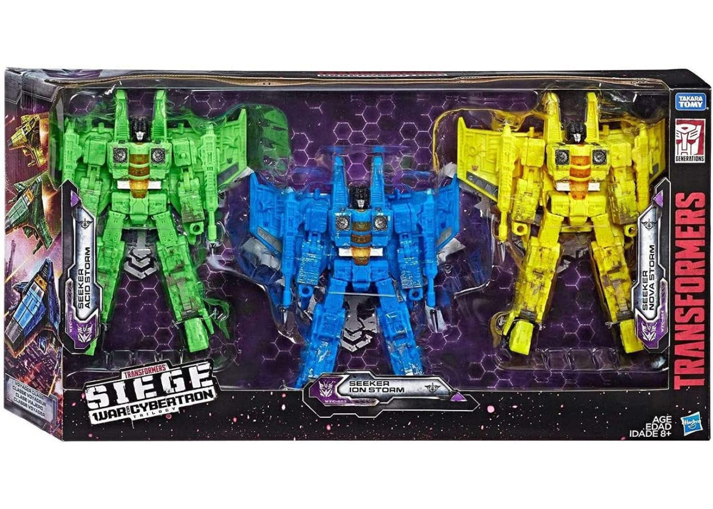 Трансформеры Шторм 3 шт Transformers War for Cybertron Ion Storm Acid Storm Nova Storm Hasbro E5002