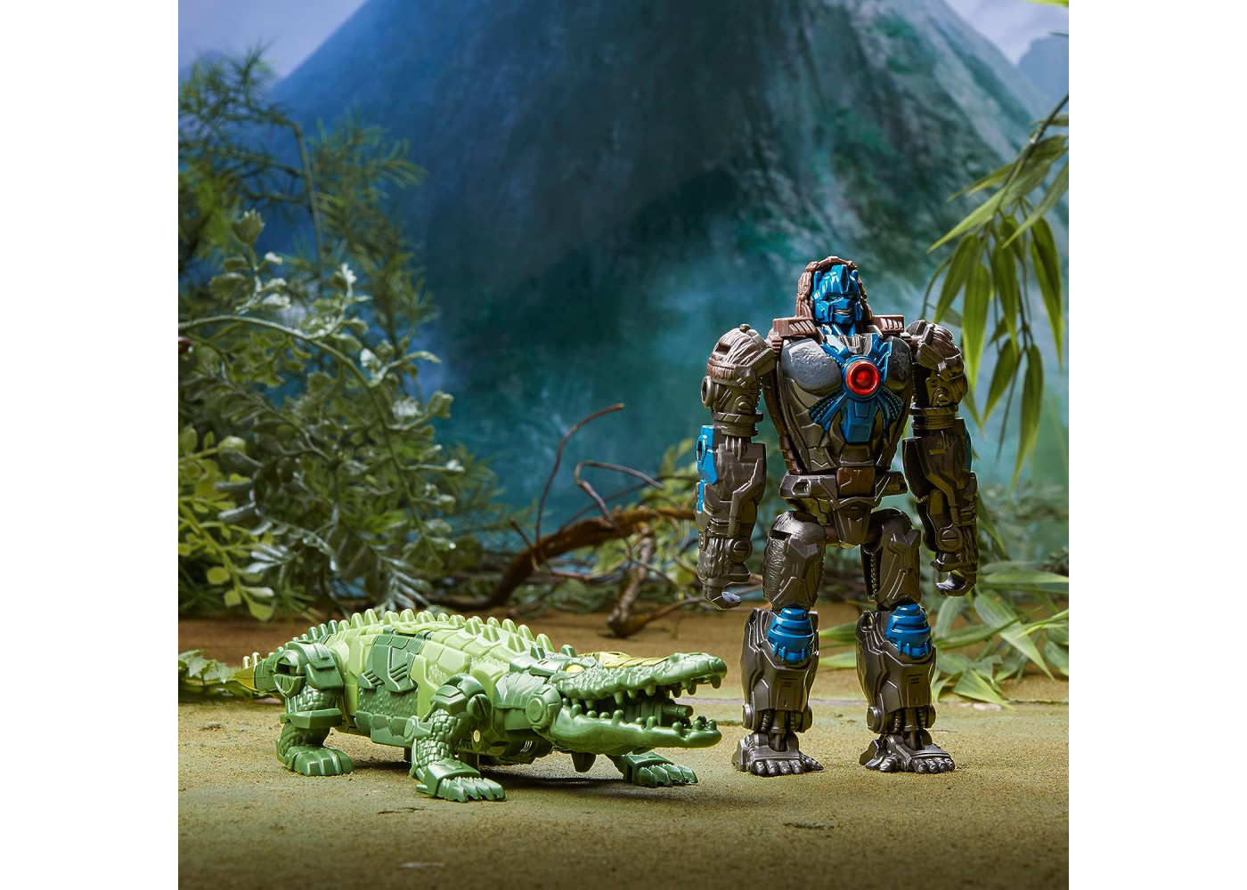 Трансформер Оптимус Праймал и Скаллкранчер Восхождение Звероботов Transformers Optimus Primal & Skullcruncher Hasbro F4619