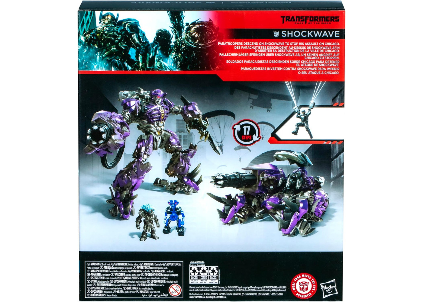 Трансформер Шоквейв Тёмная сторона Луны Studio Series Leader Class Dark of The Moon Shockwave Hasbro G0483