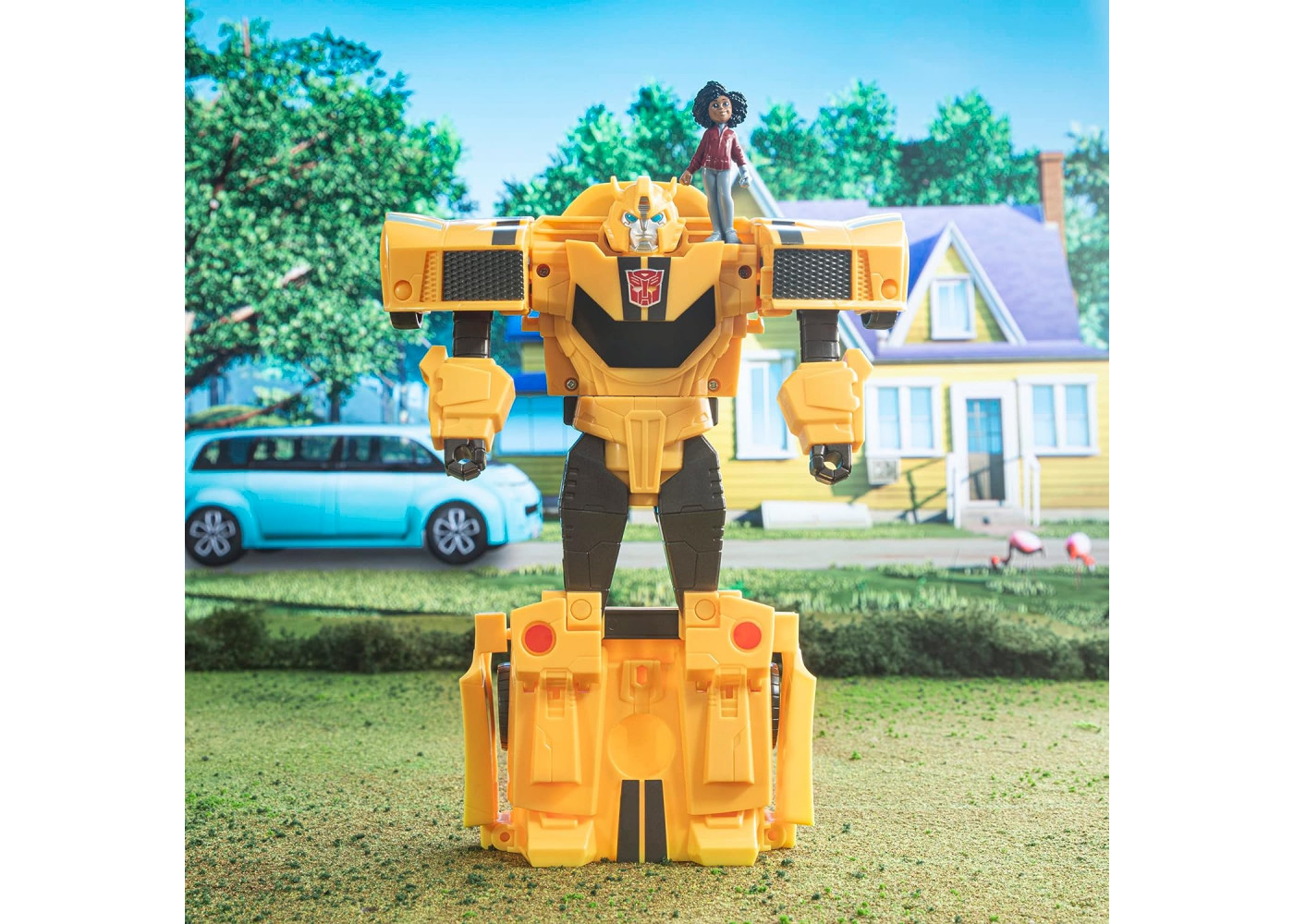 Трансформер Бамблбі та Мо Мальто EarthSpark Transformers Bumblebee & Mo Malto Hasbro F7662