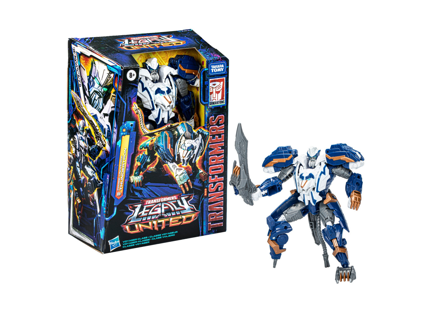 Трансформер Громотрон Transformers Thundertron Legacy United Voyager Class Prime Universe Hasbro F8541