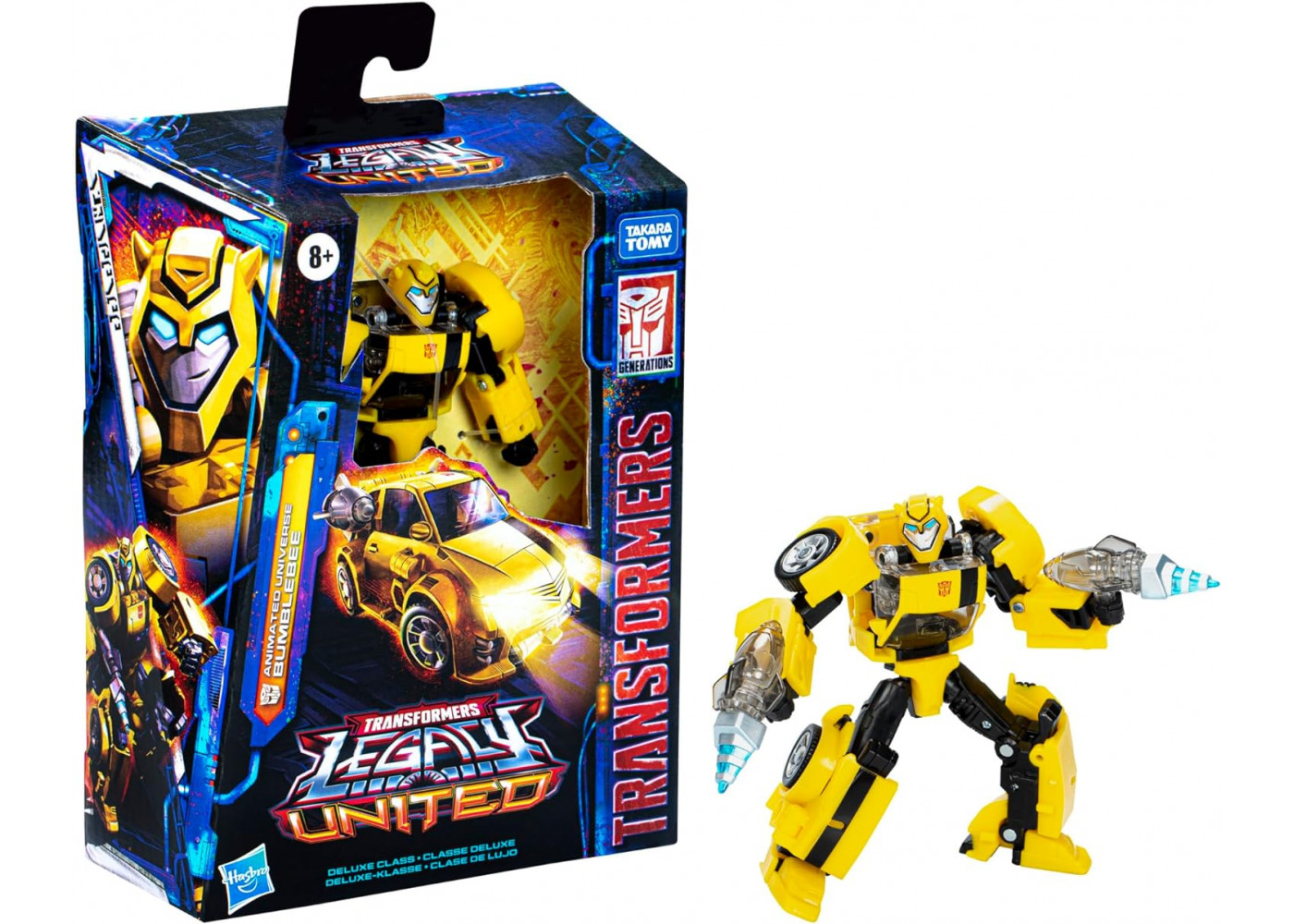 Трансформер Бамблбі Transformers Legacy Deluxe Class Bumblebee Hasbro F8524