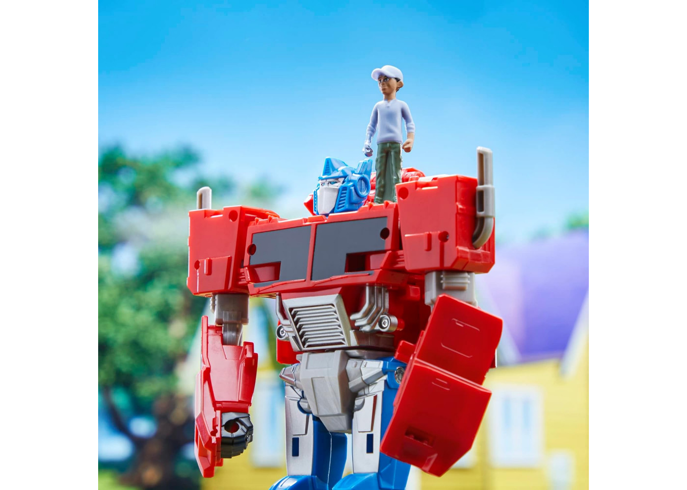 Трансформер Оптімус Прайм та Роббі Мальто EarthSpark Transformers Optimus Prime & Robby Malto Hasbro F7663
