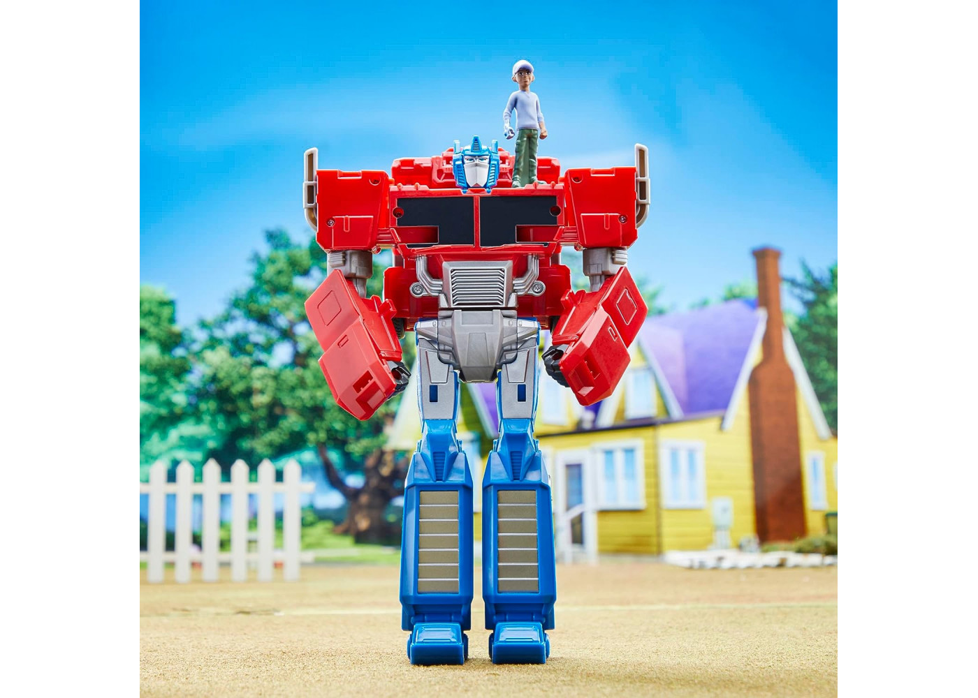 Трансформер Оптімус Прайм та Роббі Мальто EarthSpark Transformers Optimus Prime & Robby Malto Hasbro F7663