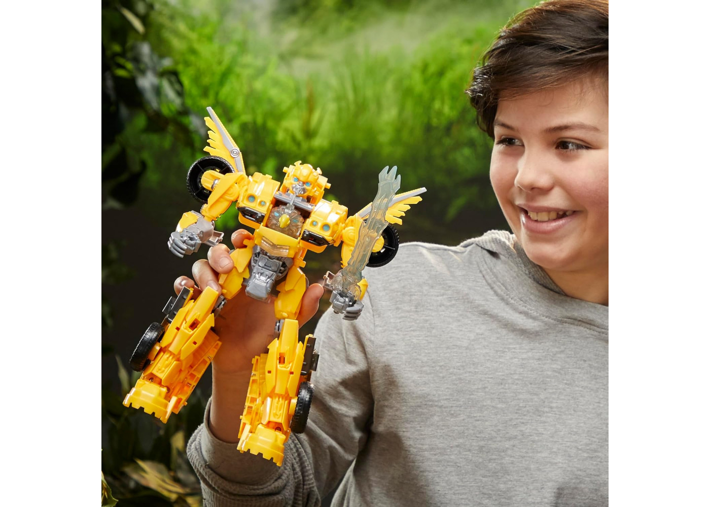 Трансформер Бамблби 25 см Огни и Звуки Transformers Rise of The Beasts Bumblebee Hasbro F4055