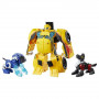 Трансформер Бамблби световые и звуковые эффекты с двумя ботами Bumblebee Rescue Bots Hasbro E0027