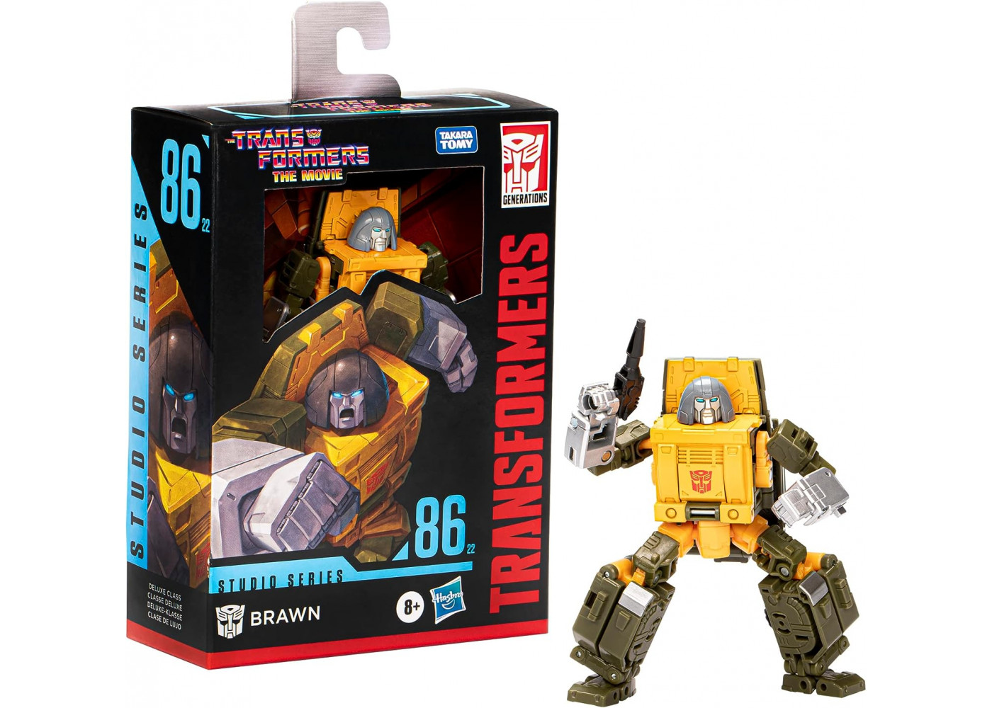 Трансформер Броун Силач Studio Series 86 Transformers Deluxe Brawn Hasbro F7236