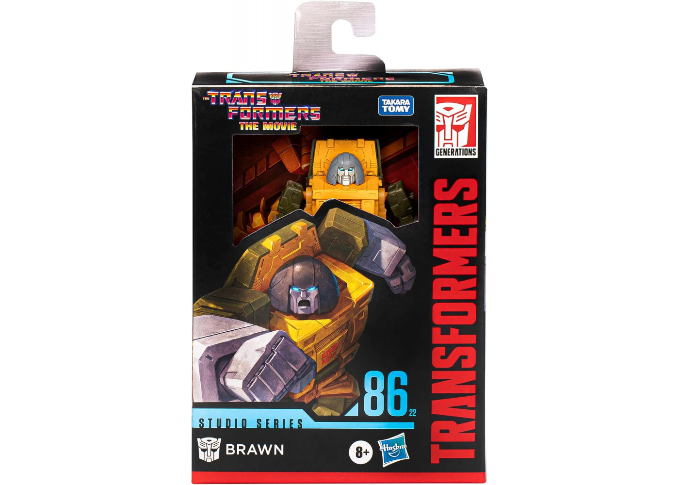 Трансформер Броун Силач Studio Series 86 Transformers Deluxe Brawn Hasbro F7236