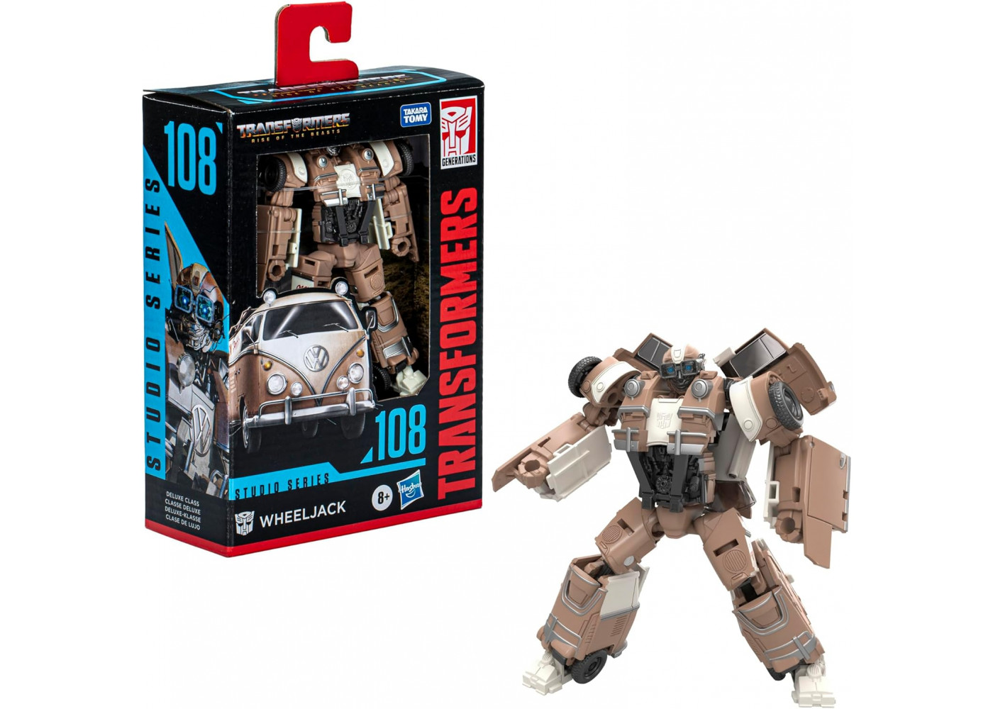 Трансформер Вілджек Transformers Studio Series 108 Deluxe Class Rise of Beasts Wheeljack Hasbro F7233